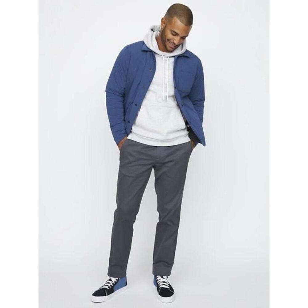 Hill City Everyday Tech Pants Mens 31 X 32 Gray Stretch Casual Athletic Fit NEW